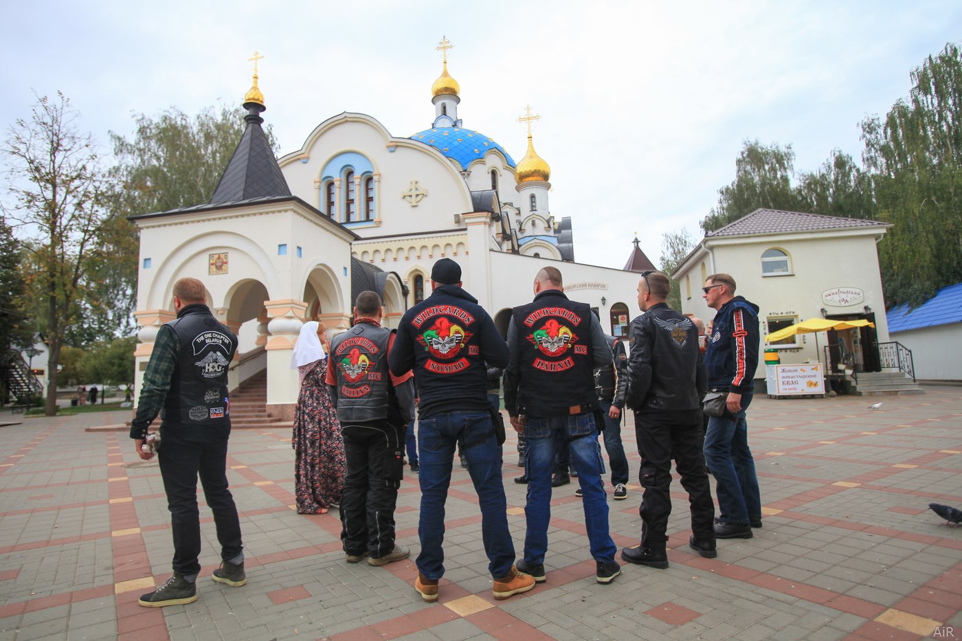Мотоциклисты Wildcards MC Эстония и The One Chapter Belarus